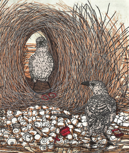 Mating Time II - Great Bowerbird