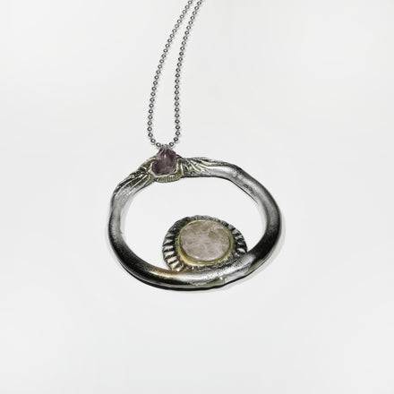 Rose Quartz Medallion