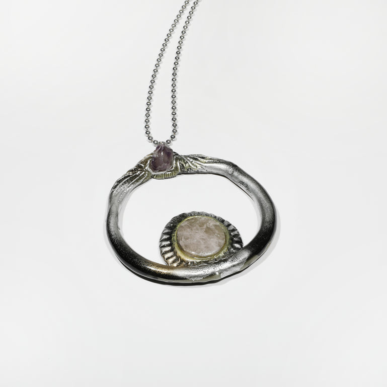 Rose Quartz Medallion