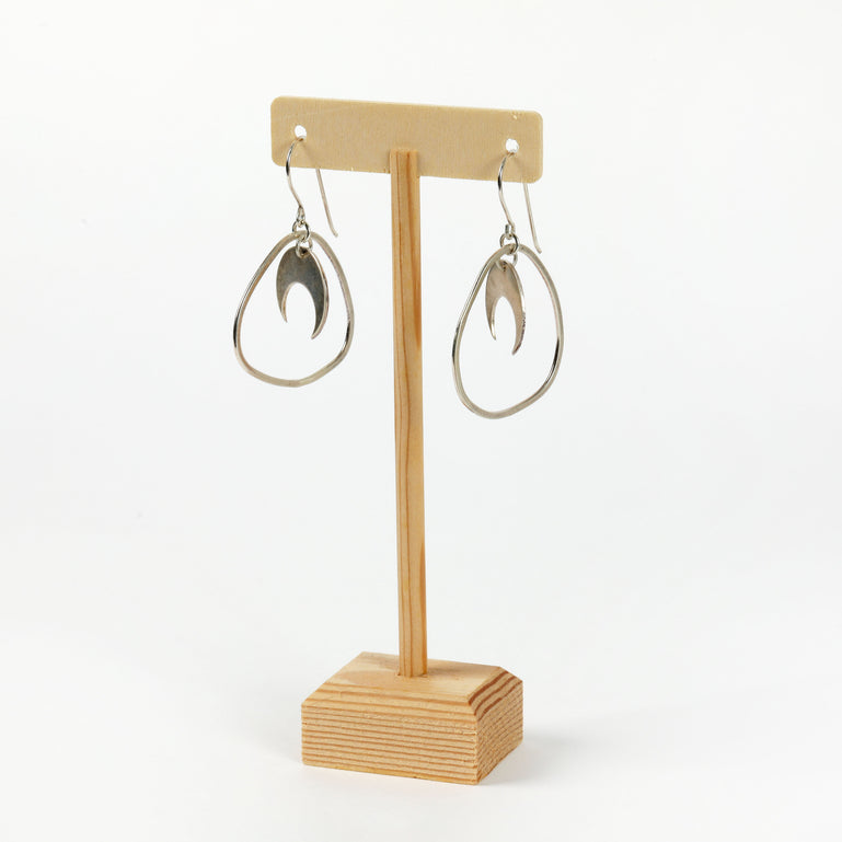 Chandra Organic Hoop Earrings