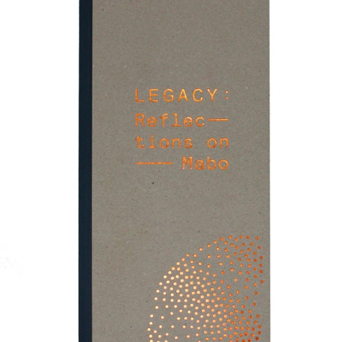 Legacy: Reflections on Mabo catalogue